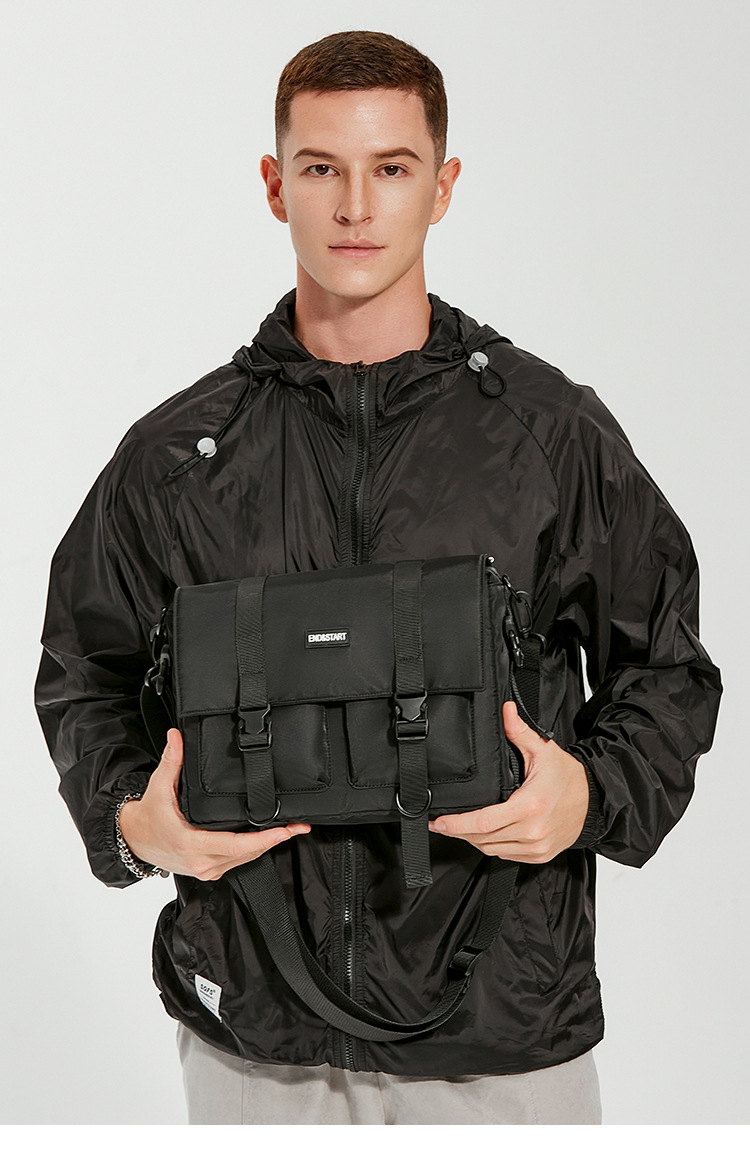 Stylish Crossbody Bag For Men Functional Messenger Bag For Work_voghion.com
