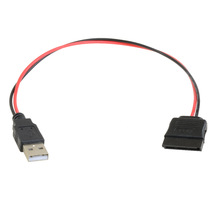 SATA15P转USB硬盘供电线USB转SATA电源线SATA笔记本硬盘USB供电线