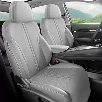 a set of seat covers designed specifically | Modelə uyğun (Original) oturacaq örtükləri - quiet-gray-standard-edition-note-the-model-year-front-row-fully-covered-rear-row-partially-covered