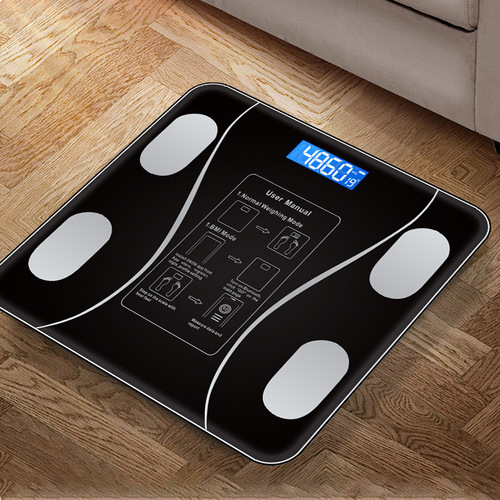 Manufacturer wholesale intelligent accurate charging English body fat scale Bluetooth electronic body scale body fat measuring device