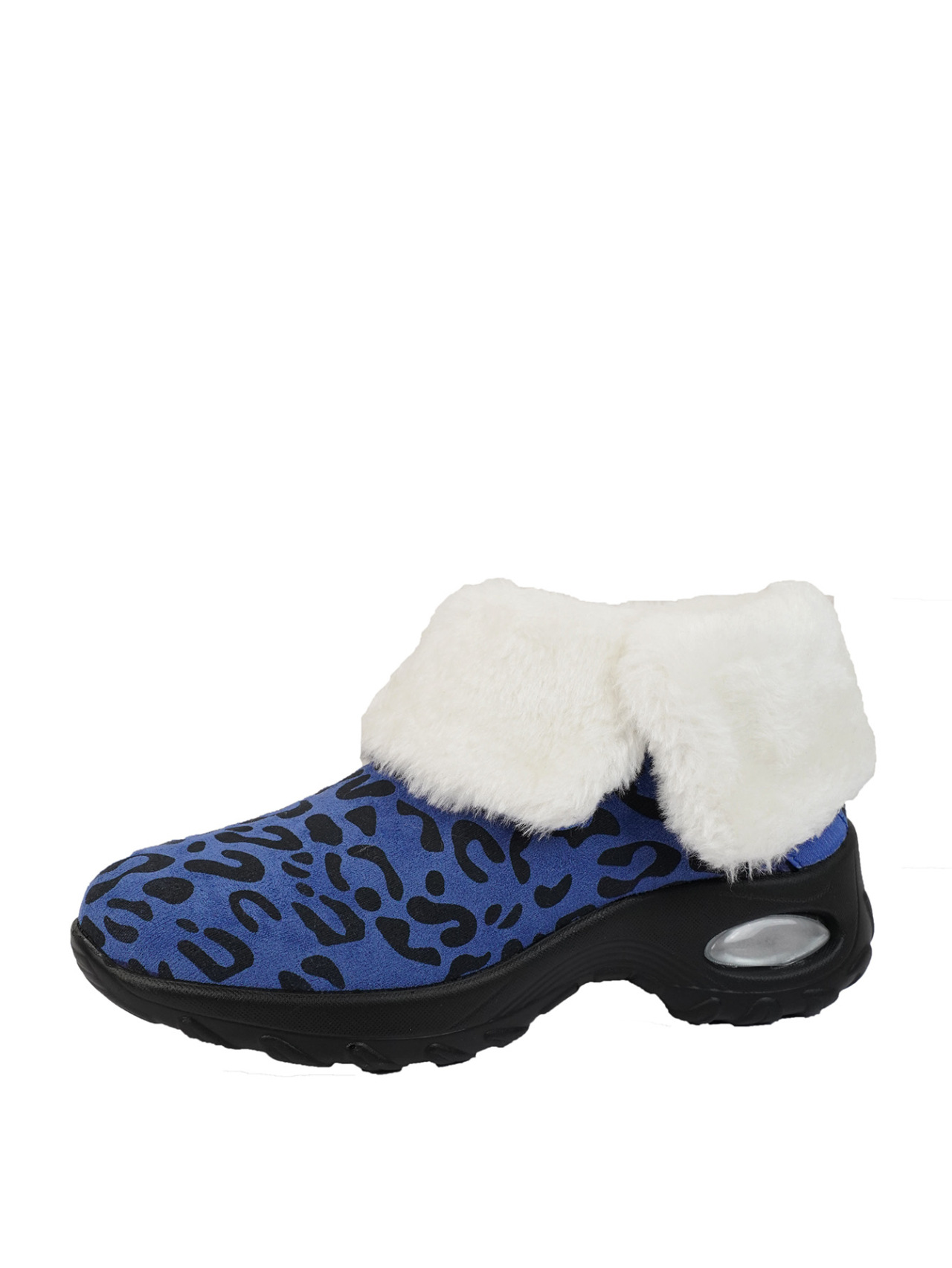 Stivali da neve da donna in cotone cashmere e stampa leopardata, di grandi dimensioni, nuovi, caldi, invernali, con suola spessa_voghion.com