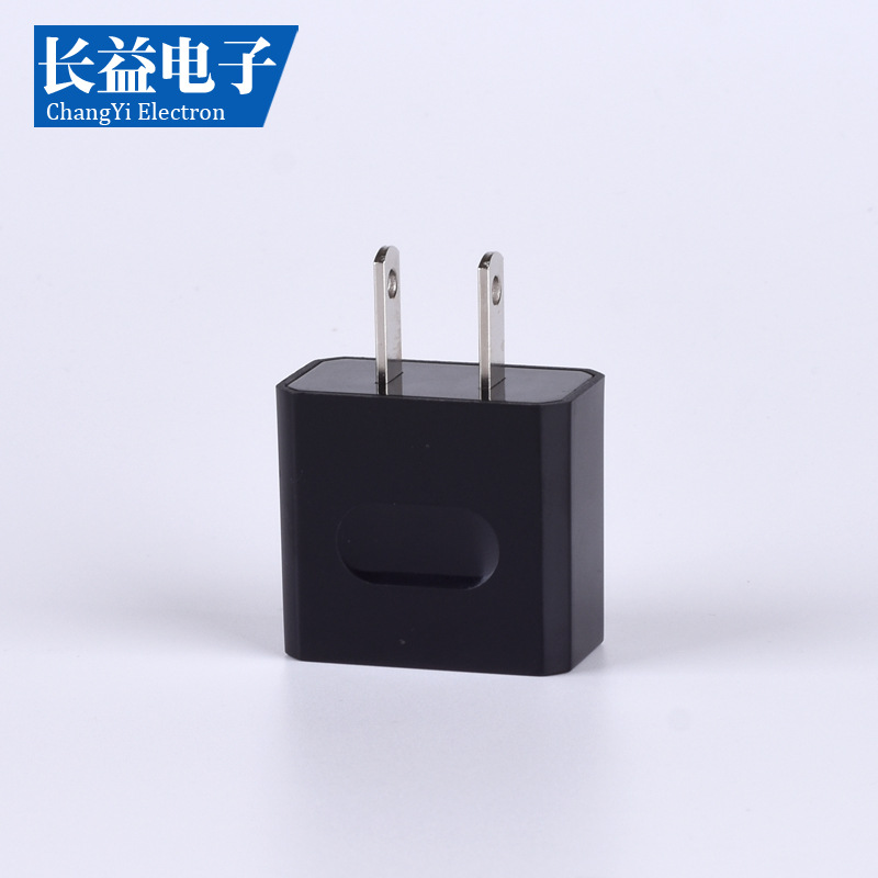 Cargador USB 5v1a, cabezal de carga 1A, estándar estadounidense/europeo, cargador de teléfono móvil, carga directa estándar estadounidense, negro y blanco, venta al por mayor