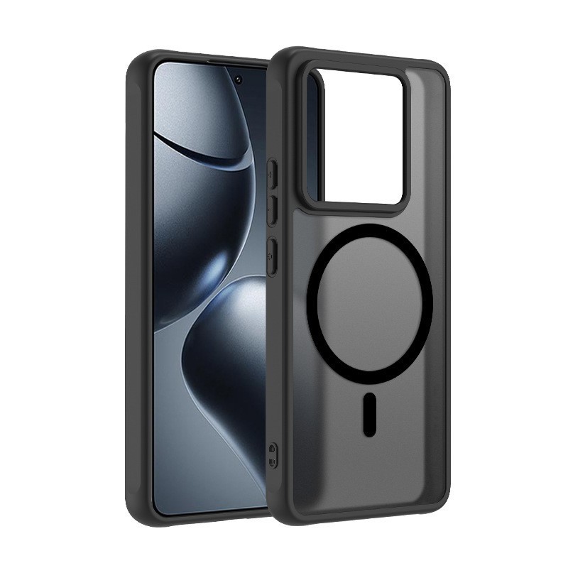 适用小米15磁吸手机壳14T13tpu+pc二合一磨砂亲肤感壳MagSafe强磁|undefined