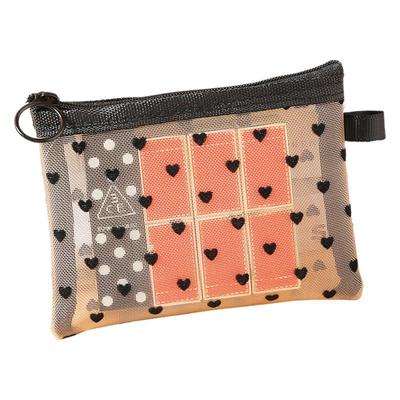 新款便携式迷你包网纱化妆包小号口红补妆卡包随身携带化妆包