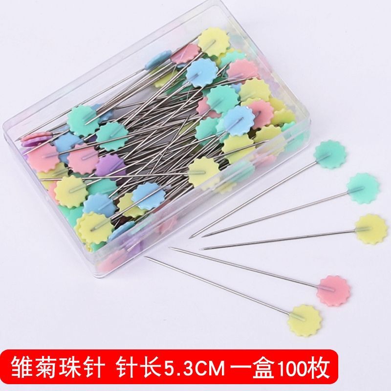 Aguja de cuentas de cerámica corte tridimensional Aguja de posicionamiento de la aguja de la perla aguja fija de acero inoxidable aguja de conformación de ropa hecha a mano