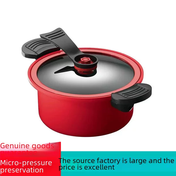 New non-stick pressure cooker micro-pressure smoldering household net red pot multi-use soup pressure cooker micro-pressure cooking pot gift
