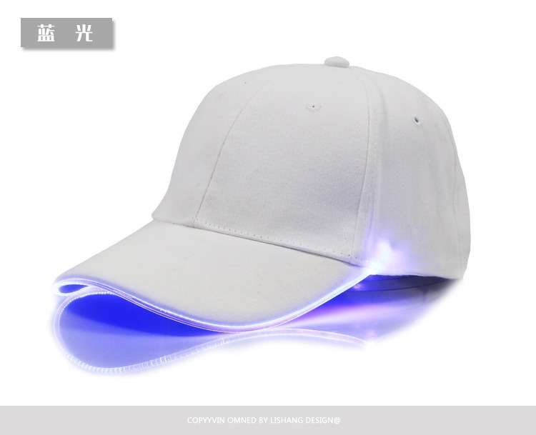 Amazon suministro LED sombrero luminoso sombrero luminoso nocturno sombrero sombrero al aire libre sombrero de estilo de béisbol al por mayor
