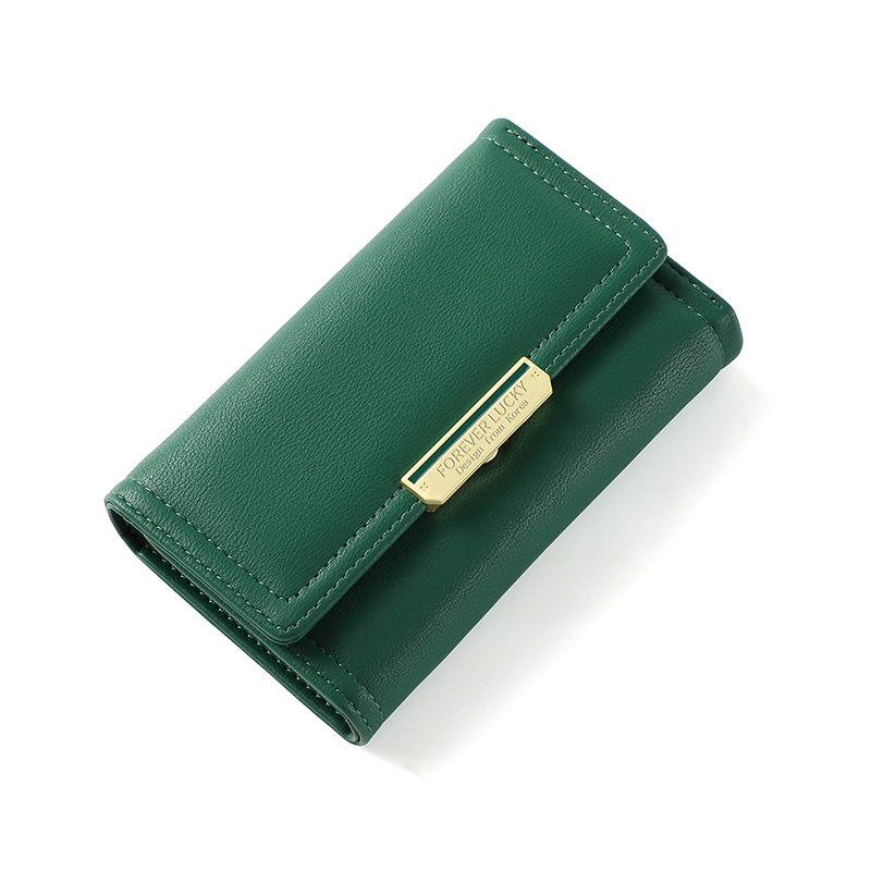 Bolso de cambio de gran capacidad de color sólido bolso de damas pequeño diseño coreano 30% de descuento medio largo simple bolso personalizado