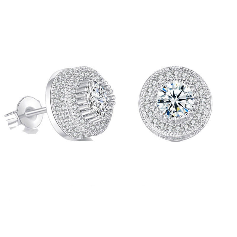 Cool Men’s Stud Earrings Minimalist Stainless Steel Hypoallergenic_voghion.com