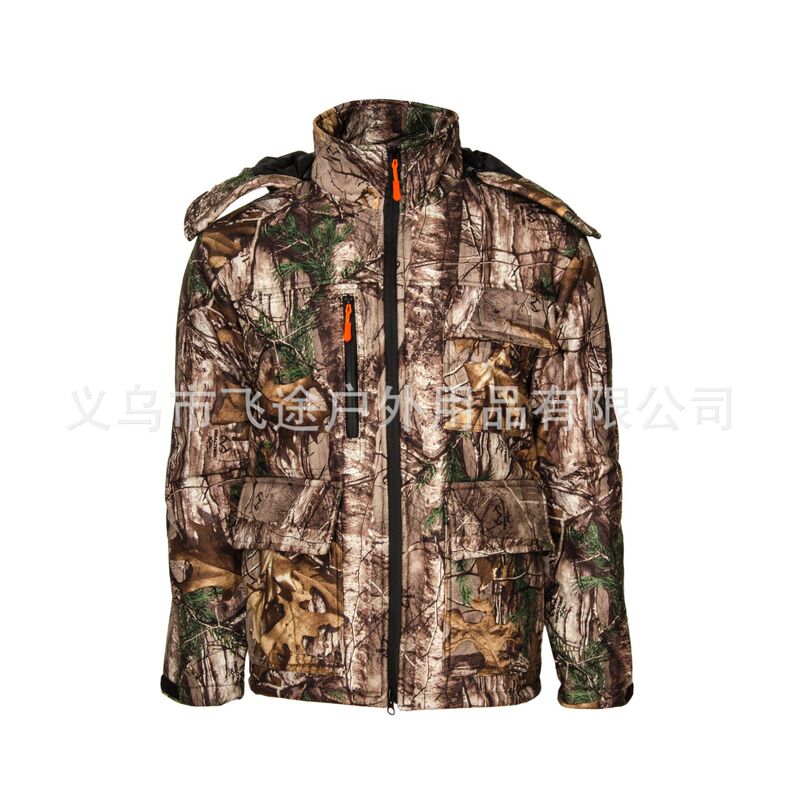Professional Production Custom Mute Windproof Waterproof Hunting Forest Bionic Camouflage Hunting Suit Jacket Hunting Clothing