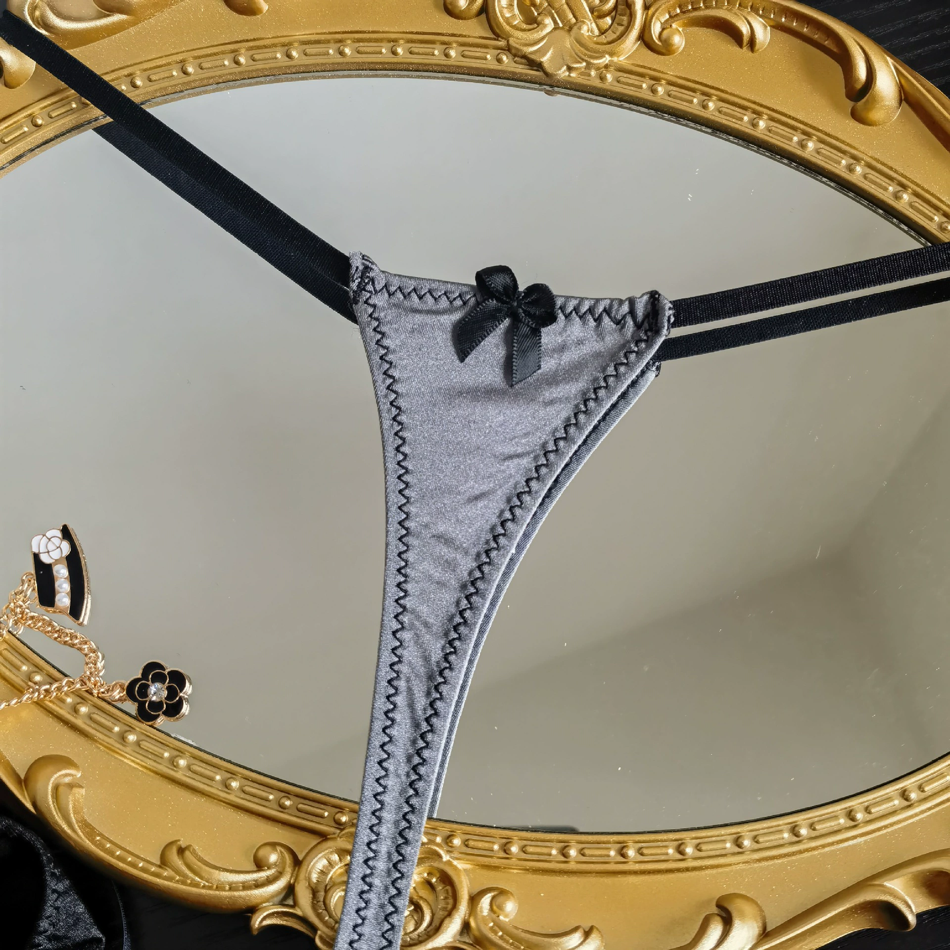 Фитнес-спорт thong бренда Tide, женское интересное нижнее белье из хлопка, без следов, буквенная цепь из железа
