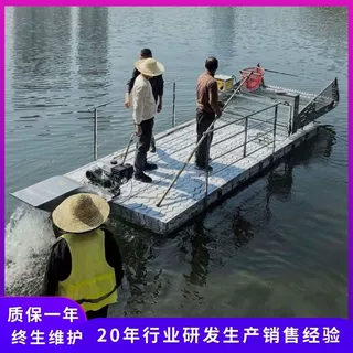 水花生清理船 水草收割割草船 水面虾塘水浮萍清理船