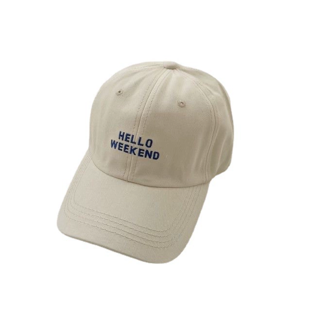 Embroidered Baseball Cap, Adjustable Unisex, Spring–Summer, Multiple Colors