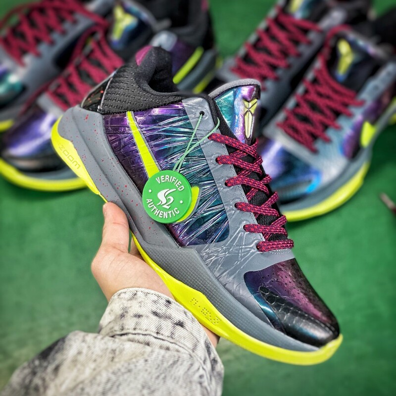 Putian Kobe5 Practical Basketball Shoes Men's Cushioning Training Sneakers