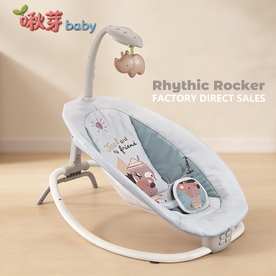 Silla plegable multifuncional para bebés, asiento de vibración de música para bebés, proyección de cuna recién nacida, sillón ajustable y tranquilizador