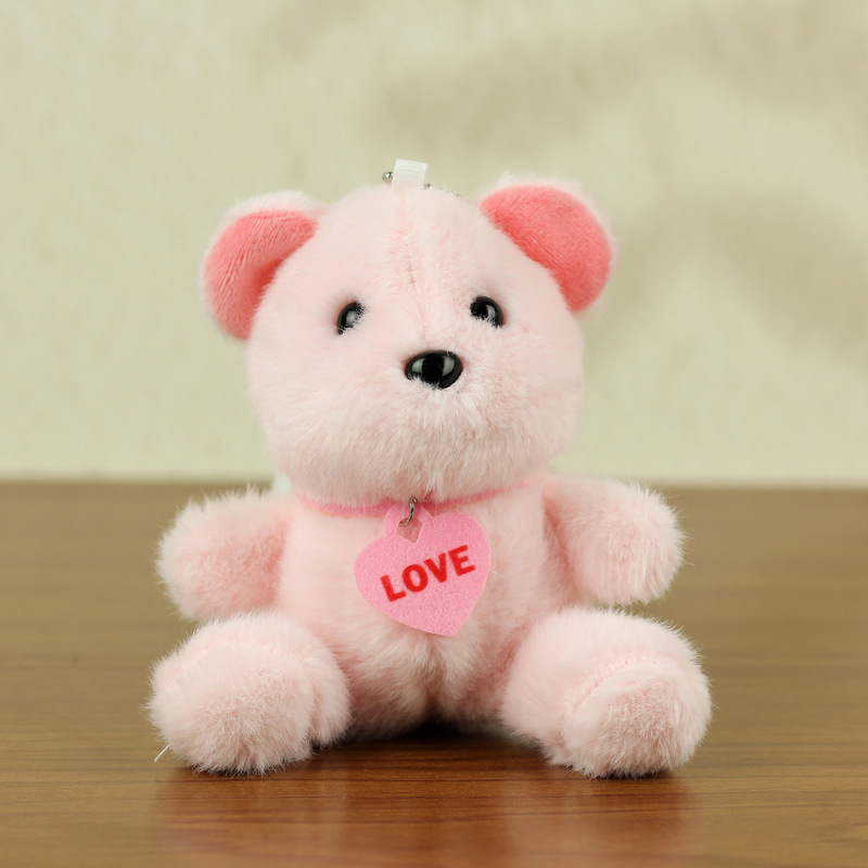 Adorable peluche dibujos animados Teddy Bear colgante Teddy Bear juguetes mochila muñeca decoración estudiantes pequeños regalos