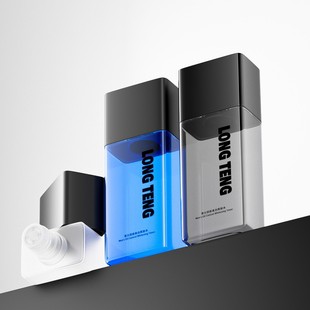 Toner Packaging Material Pp Screw Cap Bottle 150ml Essence Skin Care Water Pure Dew Bottle Square Frosted Plastic Bottle Customization