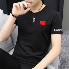 速干运动五星红旗衣服男半袖中国特种兵服装爱国工装短袖战狼t恤