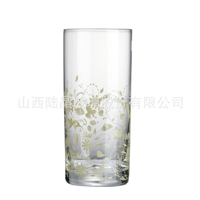 Lu Jing impresión simple taza de jugo de vidrio Colin taza de vino doméstico whisky taza de vino ins vented glass