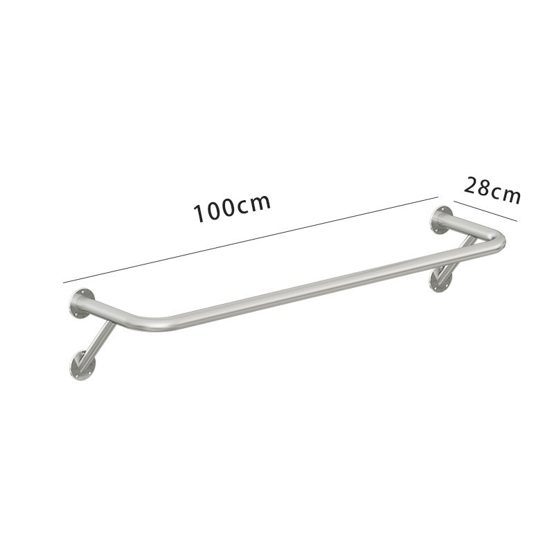 스테인레스 스틸 V 형 벽 프레임 길이 100cm-강한 하중 베어링