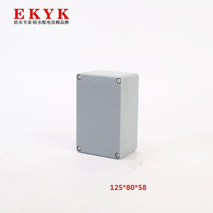 Упаковка IP66 для наружной cast алюминиевой водонепроницаемой коробки 125*80*58 с электрическим кабелем, металлическая герметичная коробка соединений, для кросс-границы