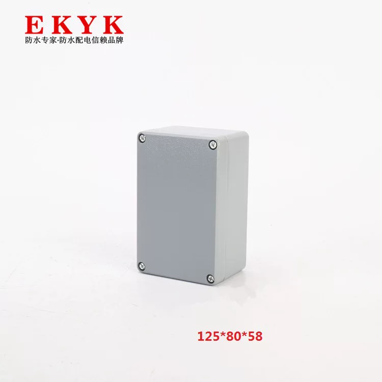 Упаковка IP66 для наружной cast алюминиевой водонепроницаемой коробки 125*80*58 с электрическим кабелем, металлическая герметичная коробка соединений, для кросс-границы