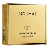 Shanghai Beauty Lady 24K Золотая маска для глаз увлажняющая для улучшения темных кругов исчезают мешки под глазами Уход за глазами маска для глаз патч