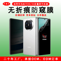 Huawei 折りたたみスクリーン x5 つや消しのぞき見防止フィルム matex6 のぞき見防止フィルム落下防止ハイドロゲルフィルム携帯電話保護フィルムに適しています。