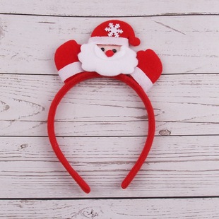 Amazon Cross-border New Creative Party Holiday Headdress Christmas Hat Kidsren Christmas Holiday Cute Hairpin Wholesale