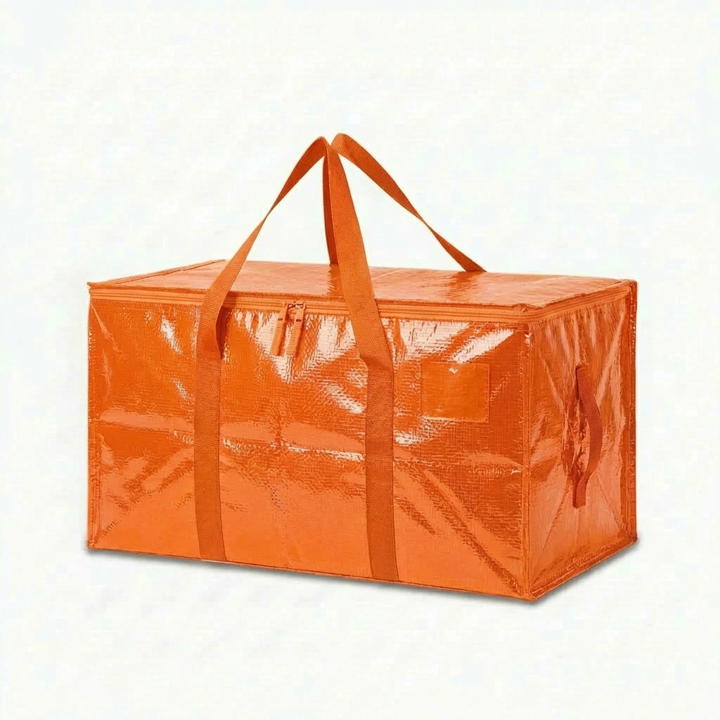 PP a prueba de agua grueso movimiento de gran capacidad 90L bolsa de almacenamiento PE edredón embalaje bolsa de almacenamiento para artículos de almacenamiento domésticos