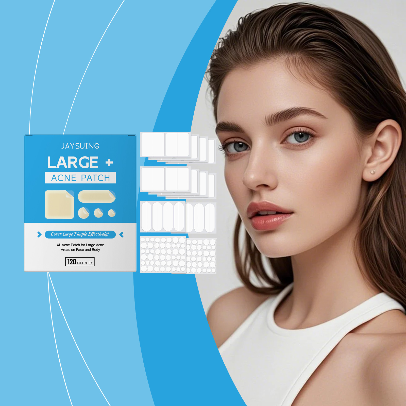 JAYSUING Soft nutritious handheld acne patch from black spots for…