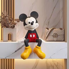 心の愛のミッキーの置物より引っ越し防止のために戸口のテレビの棚のそばの家の装飾のミッキーマウスの引っ越しの贈り物に入ります。