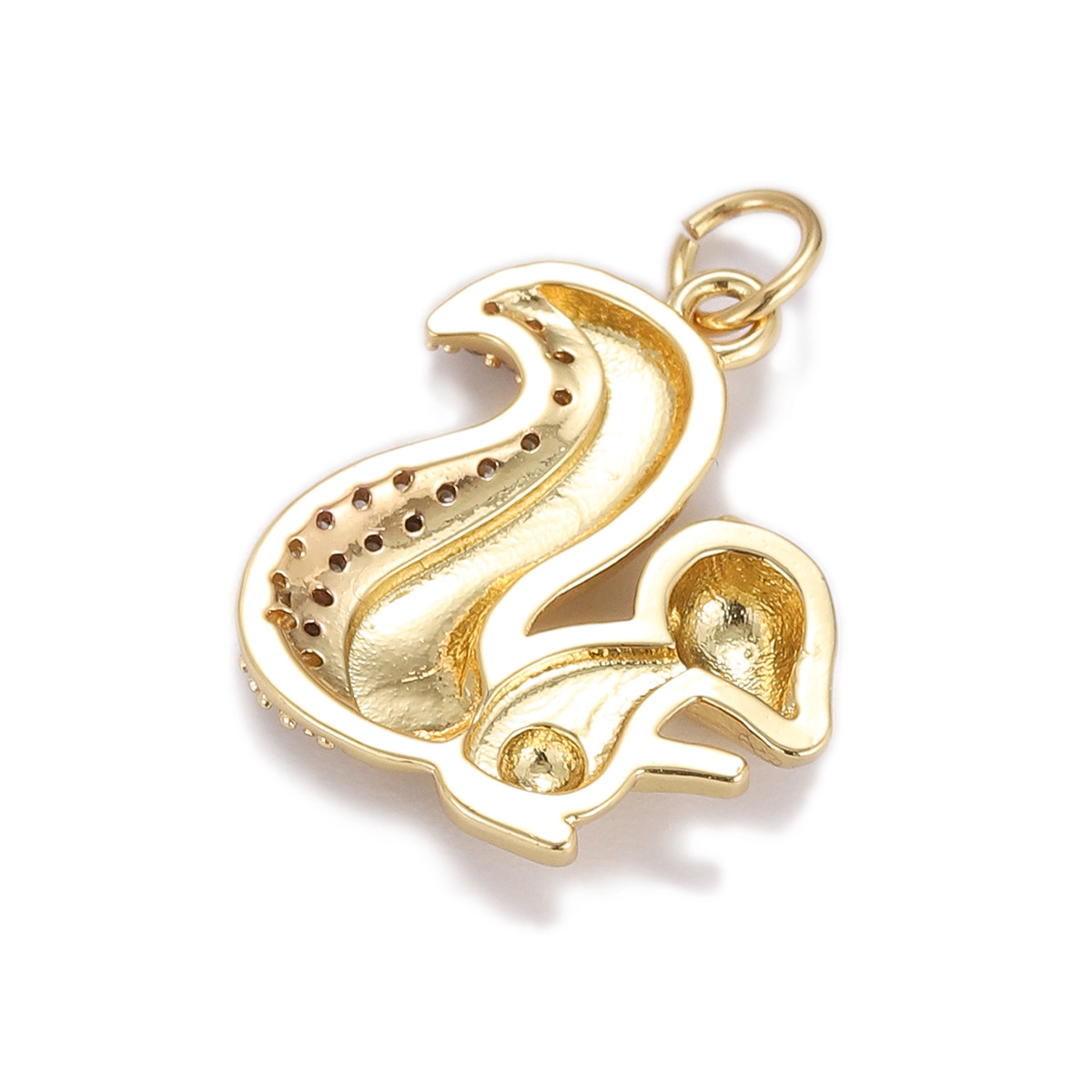 7g Weight Vacuum Plating Gold Plating Process Pendant Jewelry Making Type 19*15mm, 29*20mm Jewelry Making Size Gold Plated Plating Material Zircon Inlay Material DIY Jewelry Accessories Classification 1 Piece Quantity Copper Material Jaguar, Butterfly, Elephant Pattern Plating, Inlay Design Basic Style 1 Piece 19*15mm 29*20mm Copper Zircon Gold Plated Jaguar Butterfly Elephant Pendant 28