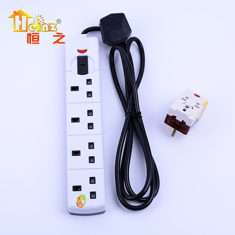 zócalo de conexión doméstica extensión de cable tablero de remolque con interruptor de salida extensión de conexión comerciante principal