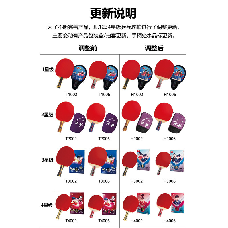 赤双喜卓球ラケットh1002一星二星三星横拍直拍単拍対卓球ラケット卸売り|undefined