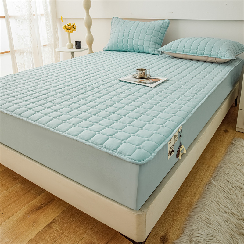 Algodón crudo-verde claro