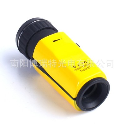 Factory wholesale 6X16 golf pocket Monocular telescope Portable Ranging telescope Graduation Differentiation plate