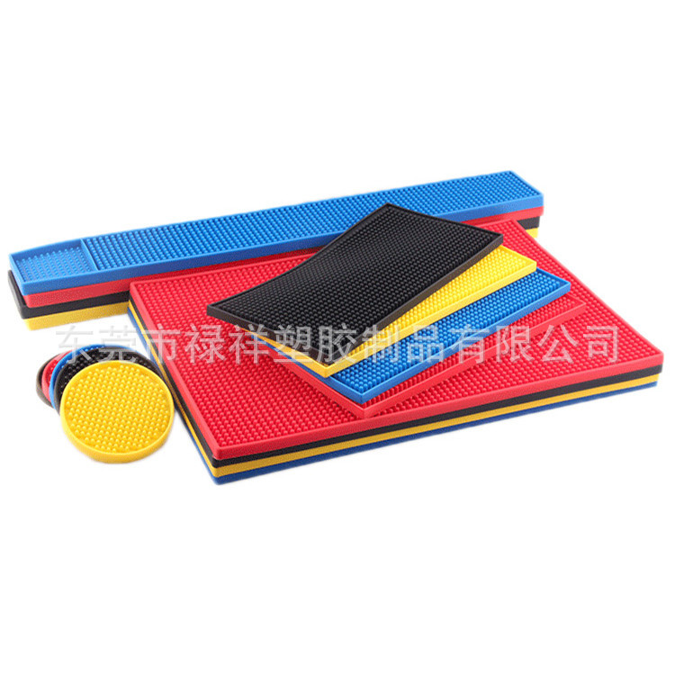 厂家现模pvc酒吧垫多尺寸多色可选吧台垫 咖啡店奶茶店滤水垫吧垫