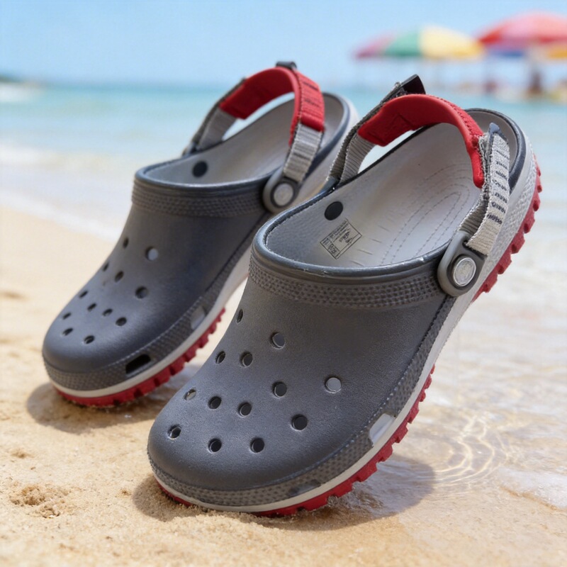 Classic Celebrity Men's and Women's Sandals with Cheetah Print Webbing, Flat Closed-Toe Outdoor Beach Sandals 211287