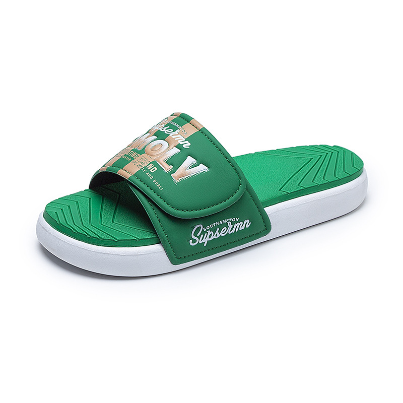 Zapatillas al por mayor de dibujos animados lindo hombre arrastrando zapatillas de casa de verano