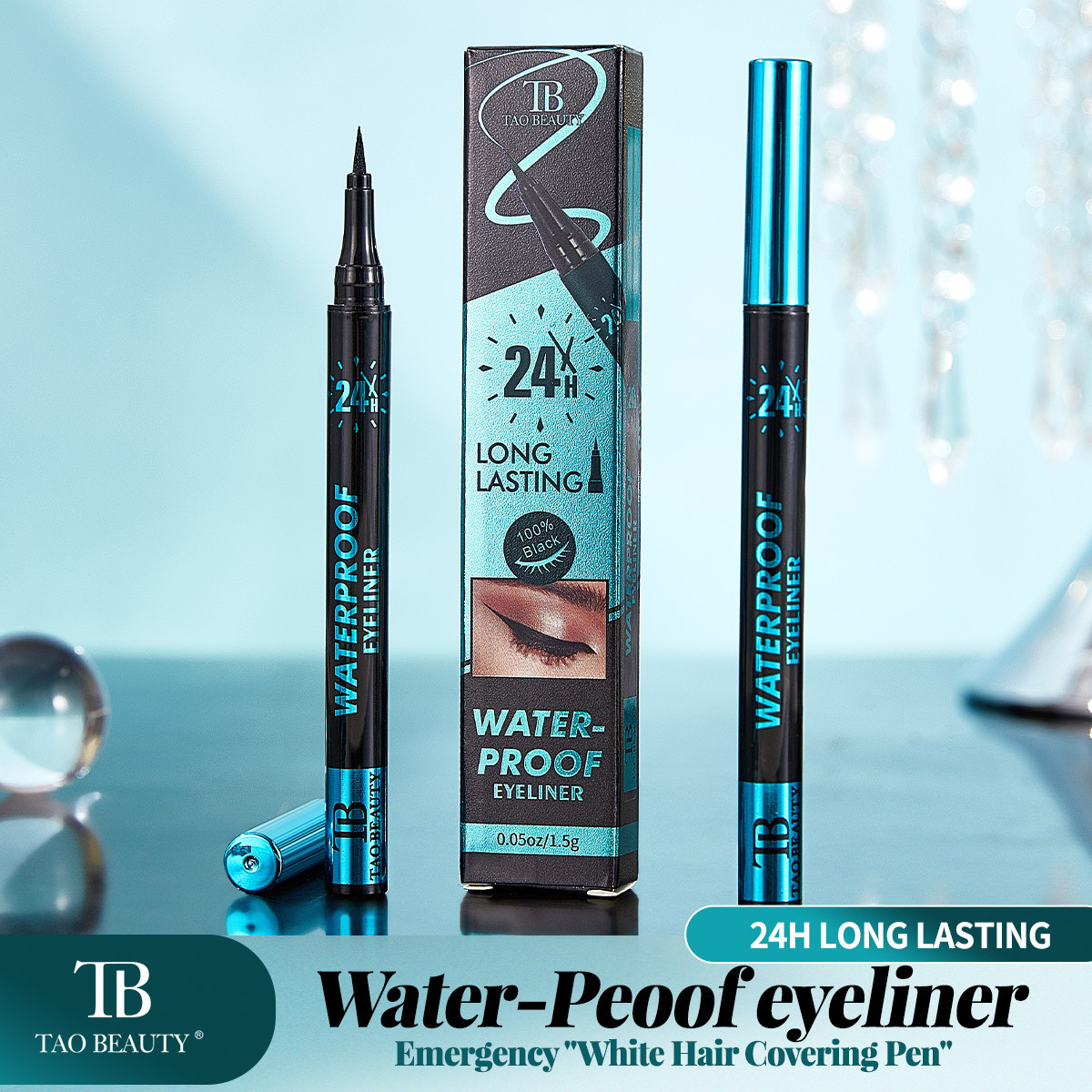 【Foreign Trade】Liquid Eyeliner Gel That Doesn'T Smudge, Is Waterproof, Sweat-Proof, Long-Lasting, Non-Fading, Quick-Drying, and Ultra-Fine