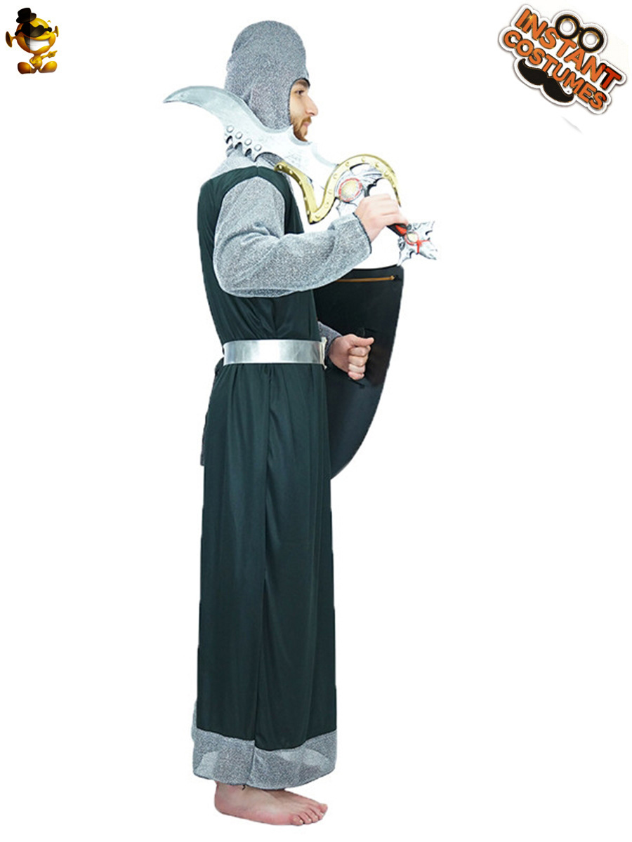 Halloween adulto masculino cruzado Guerrero traje de escenario traje de rendimiento Cosplay traje de actuación de rol