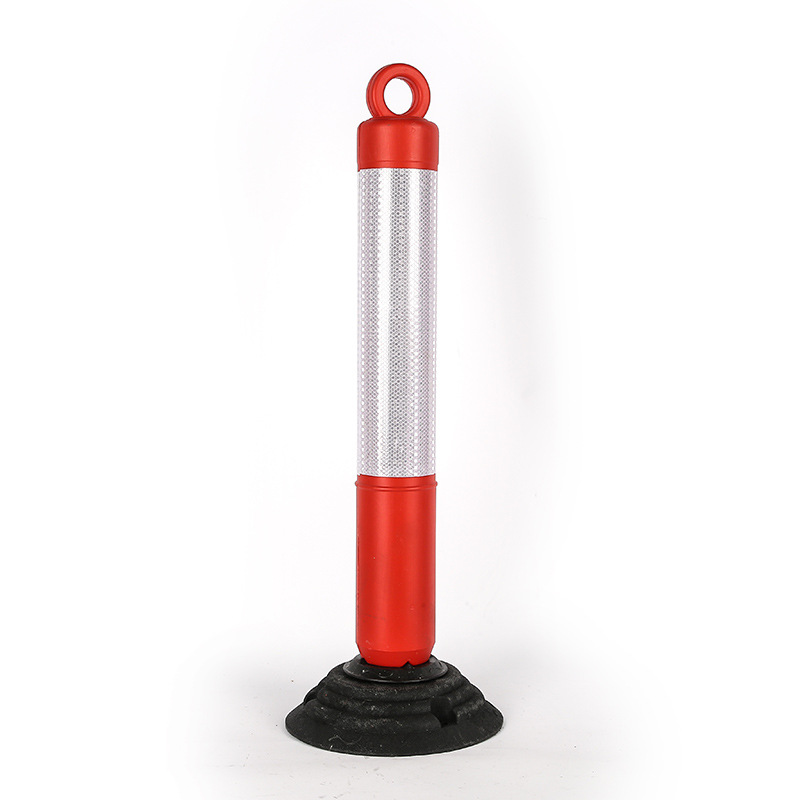 Roly-Poly Warning Post Base with Water and Sand Filling, Reflective Warning Post, Pe Elastic Post, Plastic Traffic Diversion Anti-Collision Isolation Post