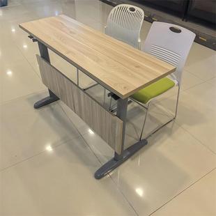 Conference Table Folding Training Table Combination Simple Modern Training Table and Chairs Movable Desk Splicable Training Table