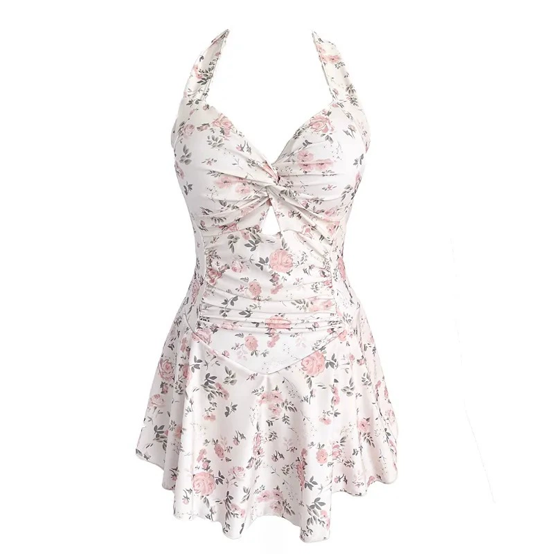 Swimwear, sexy skirt, brand fashionable push up bra for swimming, Korean style, high-quality style