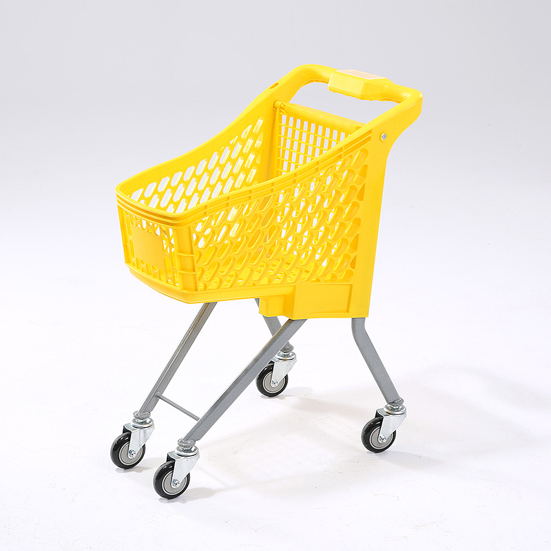 Nuevo carrito de compras de supermercado para niños parque de atracciones para niños casera de carrito de metal clip muñeca juguete carro