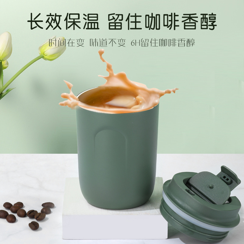 跨境迷你咖啡杯316不锈钢logo保温杯礼品批发304咖啡户外水杯3d5d|undefined