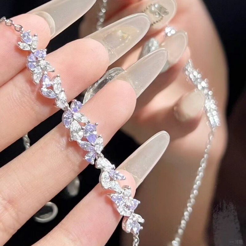 Wisteria Flower Bracelet, Love at First Sight, Small Waist, Love Language, Simple, Rich Rabbit, Guardian Heart