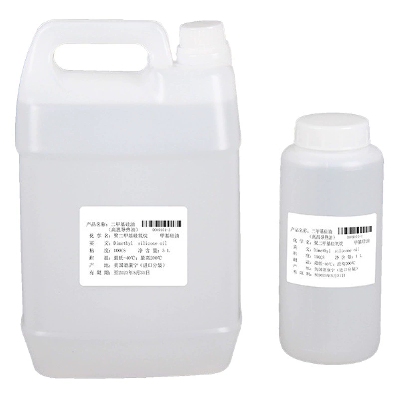 Импортированное силиконовое масло Lichen Technology: диметиловое, высокотемпературное, теплоносительное, для поддержания температуры в масляных ваннах, экологически чистое, в бутылках 1 л/5 л.