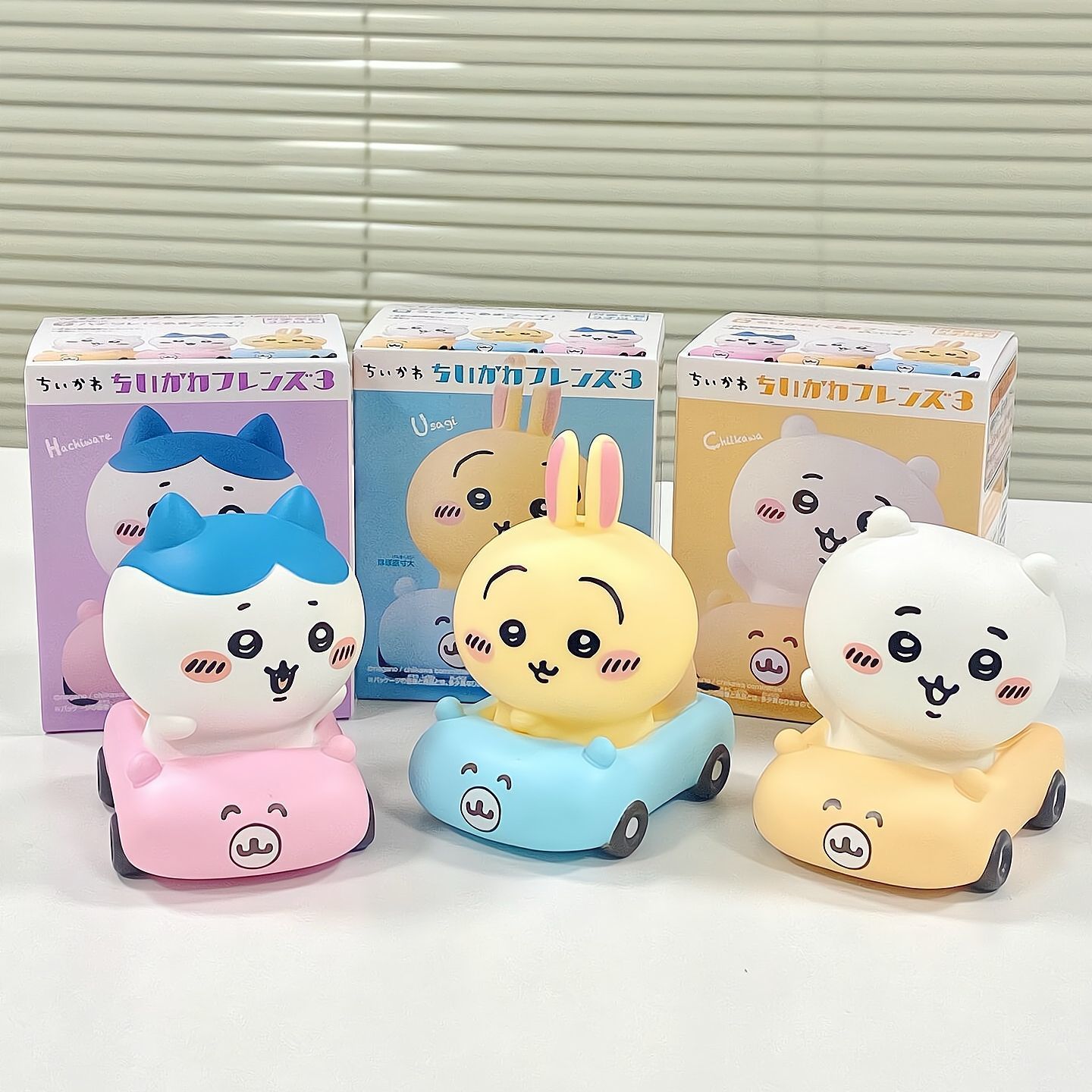 Oso autocrítico creativo caja ciega figura chiikawa Usachijikava coche coche comida, juego, comida, comida